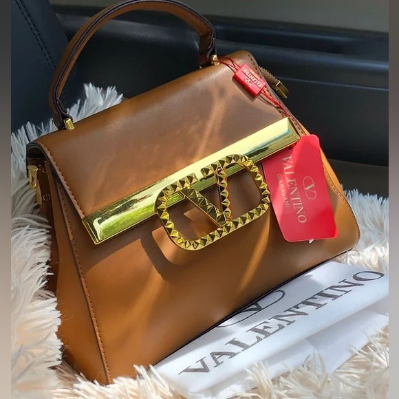 Valentino Garavani Rockstud Alcove Top Handle Bag - Picture 1 of 17